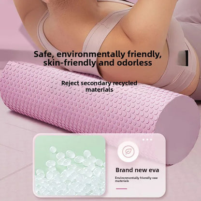 EVA Yoga Foam Roller High Density Pilates Fitness Muscle Massage 30Cm 10Cm Diameter Unisex for Home Gym Workout Recovery