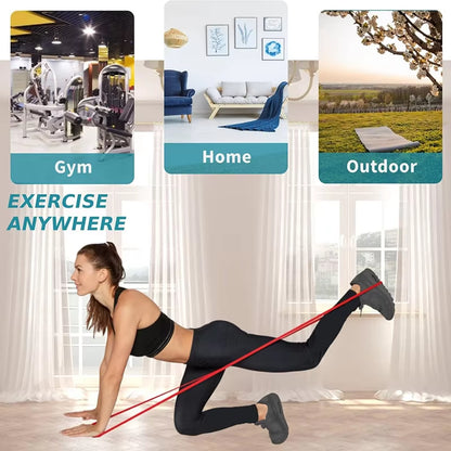 1Pc Yoga Resistance Band with Different Levels, Elastic Fitness Stretching Band, for Hip Lifting, Deep Squatting, Body Shaping