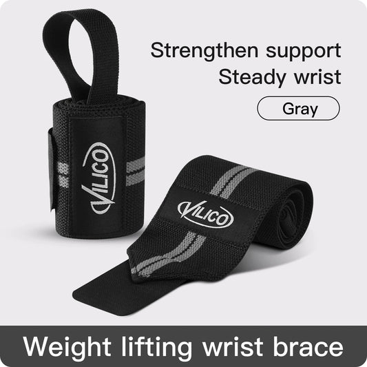 1/2 Piece- Wristband Wrist Support Brace Straps Extra Strength Weight Lifting Wrist Wraps Bandage Fitness Gym Training